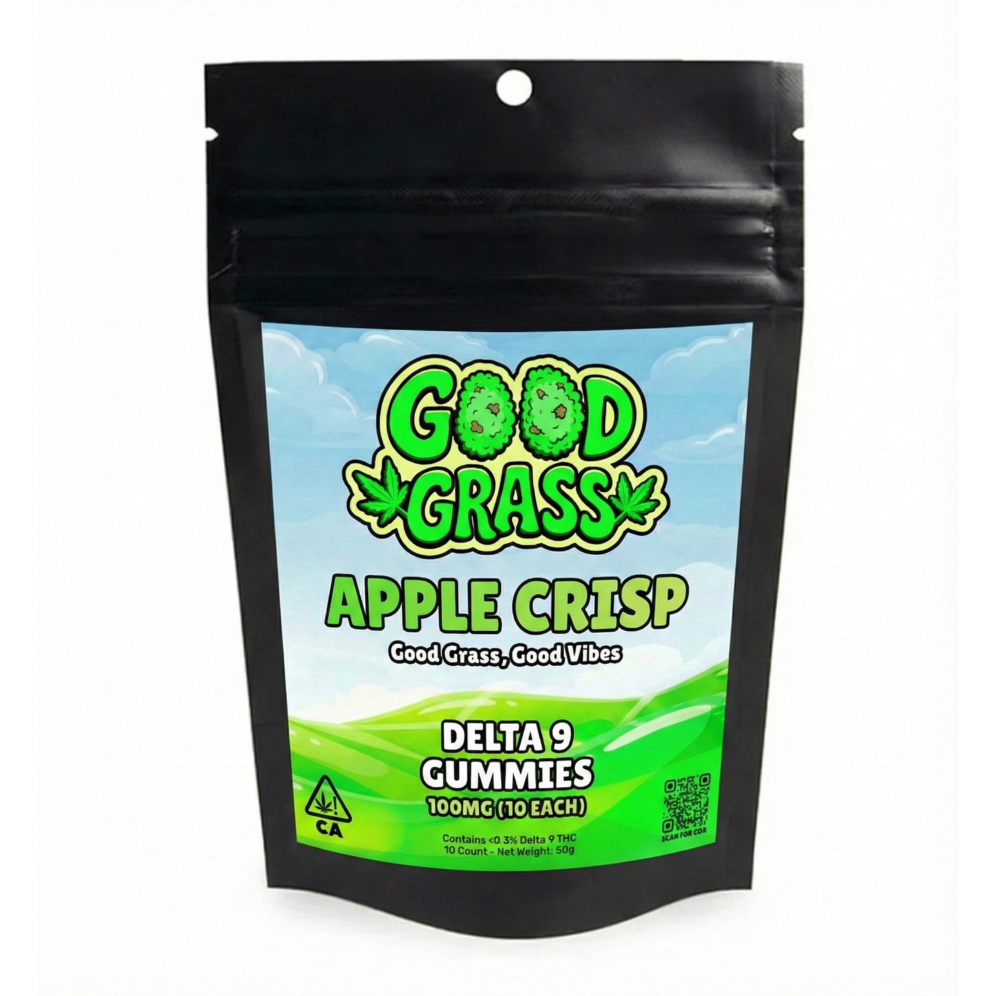 Apple Crisp 100mg D9 THC Gummies