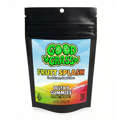 Fruit Splash 100mg D9 THC Gummies