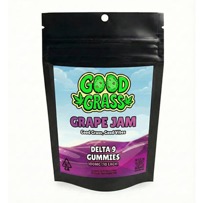 Grape Jam 100mg D9 THC Gummies